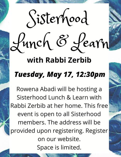 Banner Image for Sisterhood Lunch & Learn