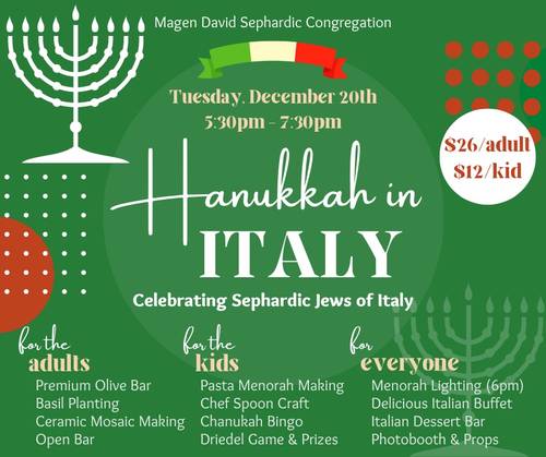 Banner Image for Hanukkah in Italy